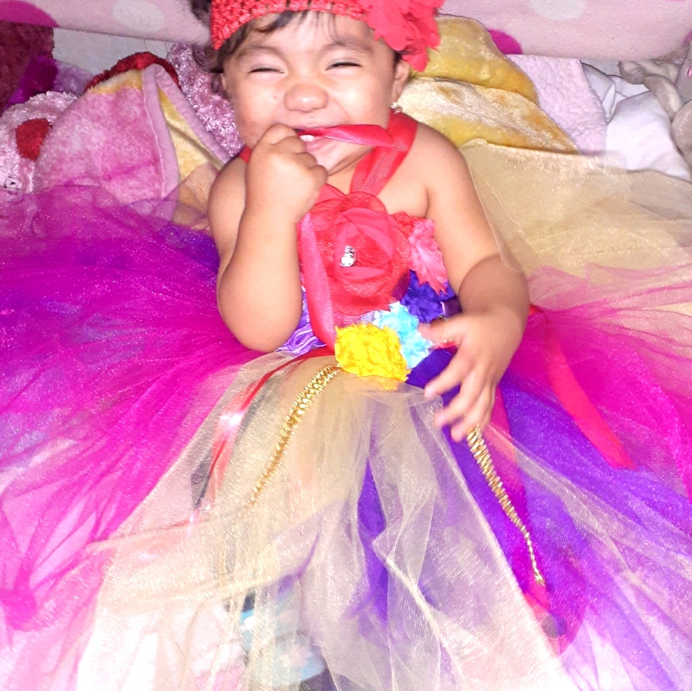 Tutu dress unicorn size 12,18 months 2 years .